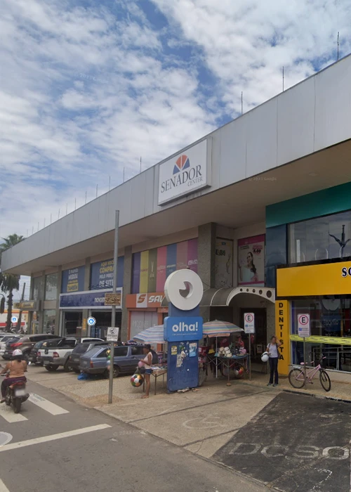 Fachada do Senador Center - Shopping