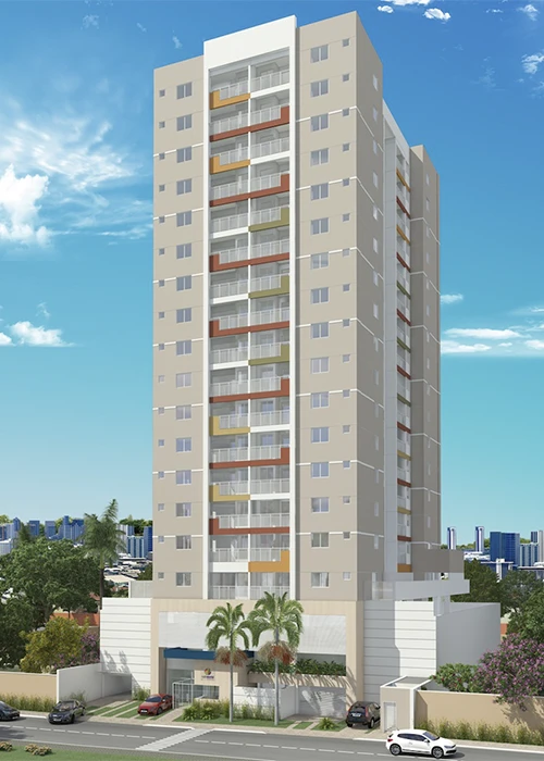 Fachada do Residencial Cult World